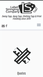 Mobile Screenshot of labelstringing.co.za