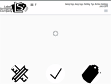 Tablet Screenshot of labelstringing.co.za